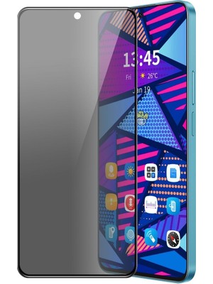Fibaks Xiaomi Mi 14T Pro Uyumlu Hayalet Ekran Koruyucu Tam Kapatan Gizli Tamperli Cam