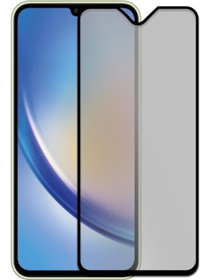 Fibaks Samsung Galaxy A34 Uyumlu Mat Seramik Ekran Koruyucu Parmak Izi Bırakmaz Nano Cam Koruma