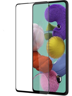 Fibaks Samsung Galaxy A51 Ekran Koruyucu Kırılmaz Cam 9H Temperli Şeffaf Malzeme Dayanıklı 5D