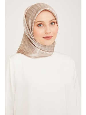 Armine Nostalji Serisi Ipek Twill Eşarp 9054D-19