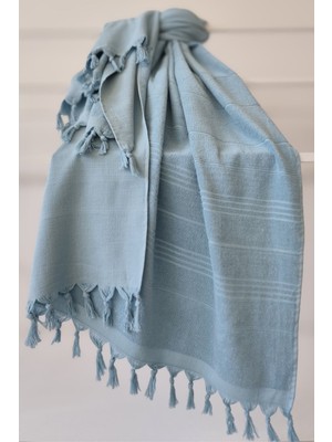 %100 Pamuk Havlu Peştemal 90X170CM - Yumuşak ve Yüksek Su Emici - Indigo