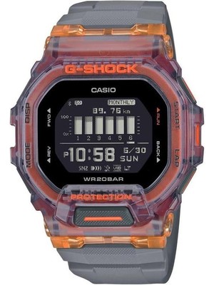 Casio GBD-200SM-1A5DR Renkli Erkek Kol Saati Suya Dayanıklı Plastik Kasa ve Silikon Kordon