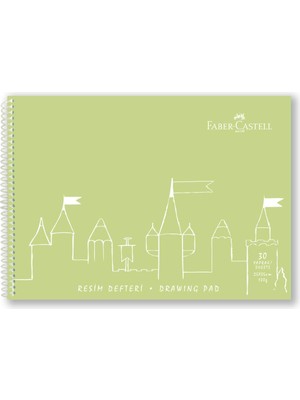 Faber-Castell PP Kapak Resim Defteri 25x35cm 30 Yaprak