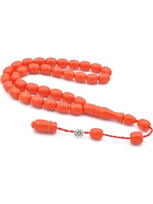 Şükrü Baba Imzalı Kapsül Bilek Boy Turuncu Katalin Tesbih