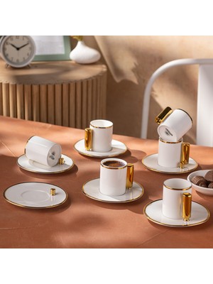 Emsan Modern 80 ml 6'lı Kahve Fincan Takımı