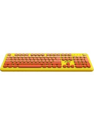 Gaman WKB104 Daktilo Tasarımlı Wireless Combo Sessiz 2.4ghz Kablosuz Türkçe Q Klavye Ev / Ofis Klavye