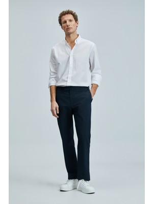Lufian Lukaso Smart Erkek Chino Pantolon Slim Fit Lacivert