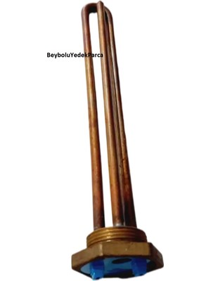 FullYedek Çay Kazanı Rezistans 2000 Watt , 1-1,4 Inç 30 cm Bakır Rezistans