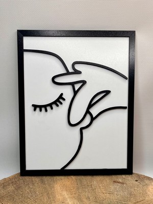 Ahşap Çerçeve-Tuvalet Banyo Tablo-Banyo Duvar Öerçevesi