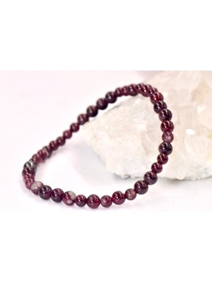 Lal - Garnet Bileklik 3mm