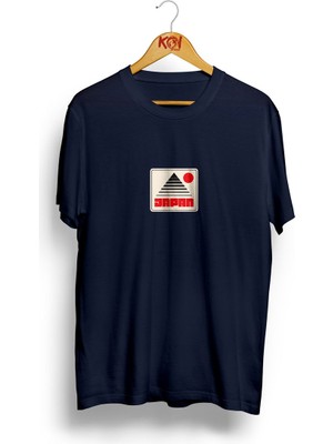Japan / Erkek Lacivert Renk T-Shirt / %100 Pamuk Premium Quality / Regular Fit