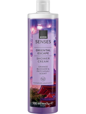 Avon Senses Oriental Escape Portakal Çiçeği ve Paçuli Kokulu Duş Jeli 500 ml