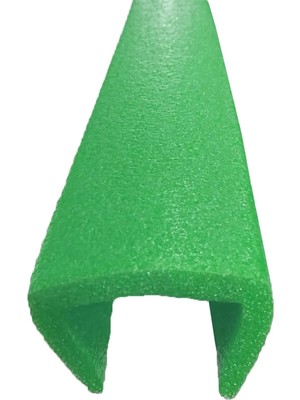 1 Metre 6 Adet Yüksek Yoğunluklu U30 Yeşil Köpük Köşe ve Kenar Koruma