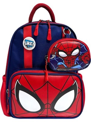 Anaokulu Sırt Çantası Spiderman Benzeri Erkek Çocuk Kreş Çantası 33*25 cm Ortopedik Örümcek Adam