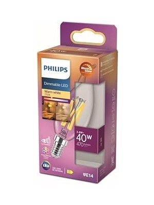 Lighting 871951432437400 LED Eek D (A - G) E14 Mum Şeklinde 3.4W = 40W Beyaz (Ø x U)