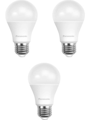 Panasonic 4,9W (40W) E27  LED Ampul 27000K Sarı Işık - 3 Adet