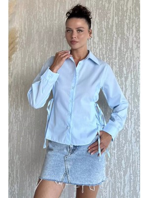 Bel Bağcıklı Kadın Gömlek P-00017782