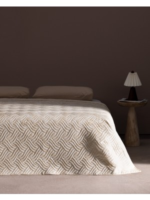 Coyan King Size Yatak Örtüsü - Bej