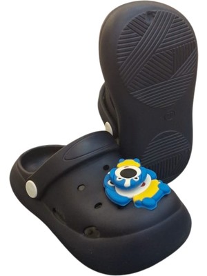 Solmaz Fırfır Köpek Figürlü Çocuk Sabo Terlik