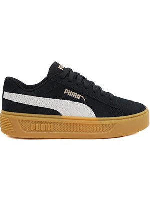 Puma Smash Platform V3 Sd Kadın Günlük Platform Süet Ayakkabı 39194202 Siyah