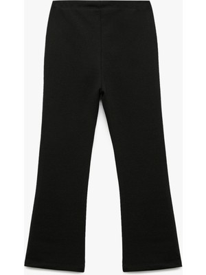 Koton Viskon Karışımlı Basic Ispanyol Paça Tayt