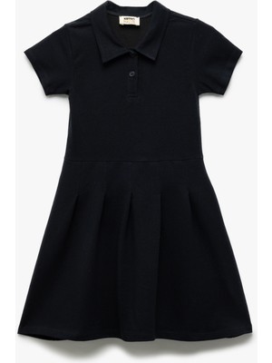 Koton Kısa Kollu Düğme Kapamalı Pamuklu Gömlek Elbise