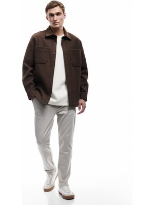 Koton Cep Detaylı Düğmeli Slim Fit Kumaş Pantolon
