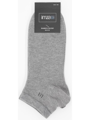 Koyu Antrasit Düz Bambu Patik Çorap 1060250152