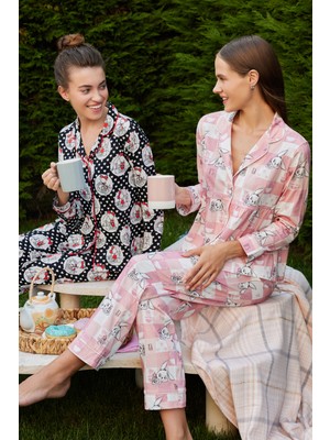 Suwen Bunny Maskülen Pijama Takımı