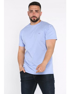 Mishar İtalia Bisiklet Yaka Nakışlı Erkek Tişört P-00017377