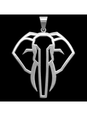 TabiTela 925 Ayar gümüş kolye fil SM6742