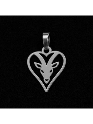 TabiTela 925 Ayar gümüş kolye Oğlak   SM6514