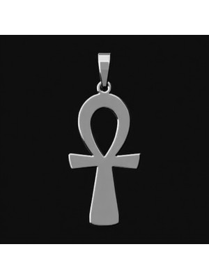 TabiTela 925 Ayar gümüş kolye Mısır Ankh Sembolü   SM6729
