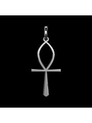 TabiTela 925 Ayar gümüş kolye Mısır Ankh Sembolü   SM6728