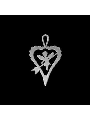 TabiTela 925 Ayar gümüş kolye küçük melek   SM6542