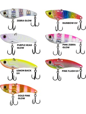 Ryuji Mirror Vib 22GR / 6.5cm Jig Yem Gold Pink Glow