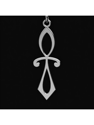 TabiTela 925 Ayar gümüş kolye Mısır Ankh Sembolü   SM6724