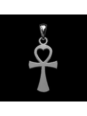 TabiTela 925 Ayar gümüş kolye Mısır Ankh Sembolü   SM6726