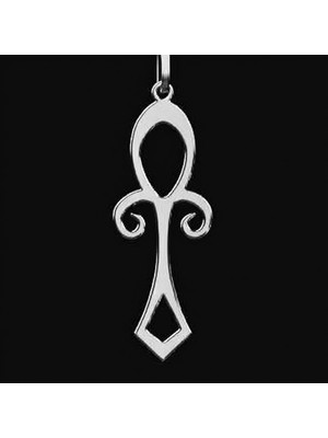 TabiTela 925 Ayar gümüş kolye Mısır Ankh Sembolü   SM6722