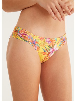 Suwen Yanı Pileli Bikini Alt