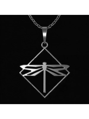 TabiTela 925 Ayar gümüş kolye yusufçuk   SM6681