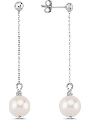 Doğal Inci Sallantılı Küpe