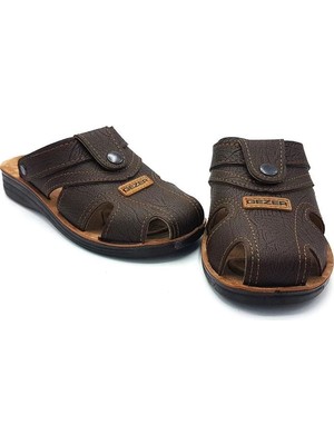 Gezer Erkek Yazlık Terlik Sandalet Rahat Taban 5 Nokta