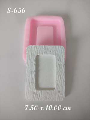 Desenli Çerçeve Silikon Kalıp (S656)