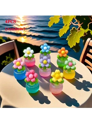 Dörtlü Minik Çiçek Silikon Kalıp (S818)