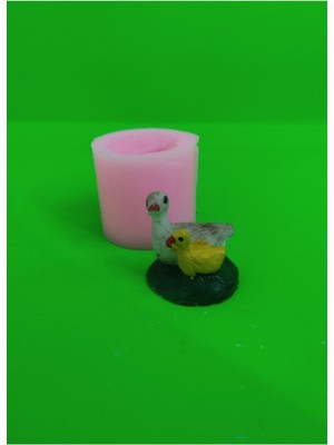 Mini Ikili Ördek Silikon Kalıp