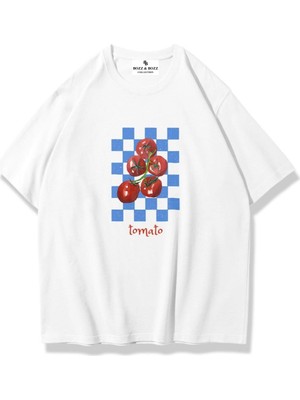 Unisex Oversize Tomato Picnic T-Shirt