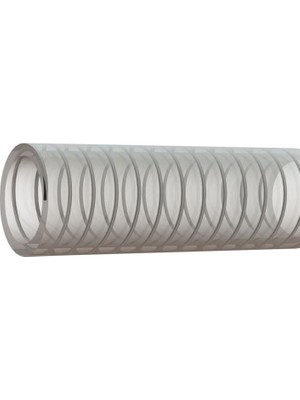 Toptan Bulurum Sertsan 25 mm Şeffaf Çelik Telli Emiş Hortumu 5 Metre