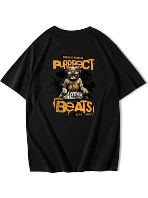 Unisex Oversize Purrfect Beats T-Shirt