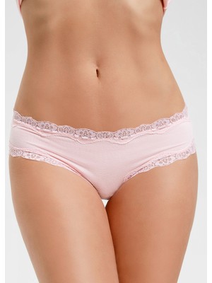 Suwen Soft Touch Lacy Slip Külot - Pembe